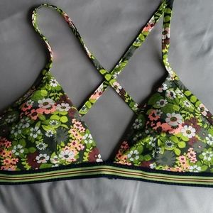 Triangle Longline Swim Top